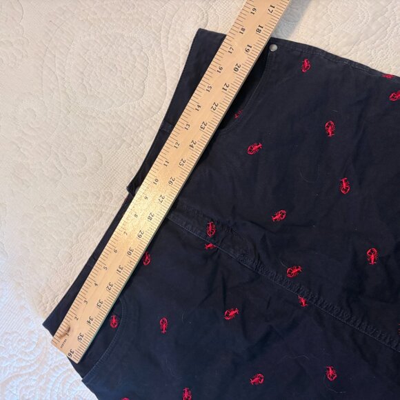 Croft & Barrow Navy Skort w/ Red Lobster Embroidery | Size 14 - Picture 3 of 5